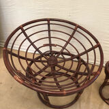 Papasan en rotin
