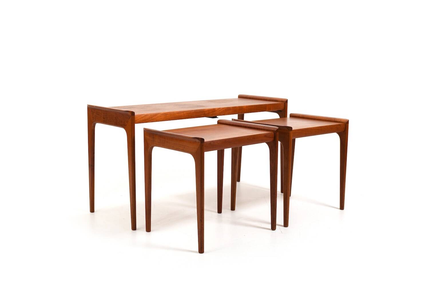 Erling Torvits for Heltborg Møbler 1960s Teak Nesting Tables