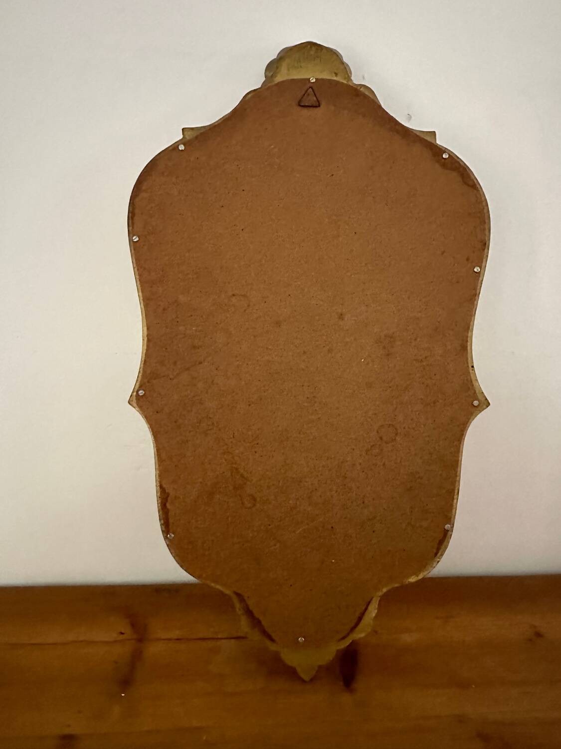 Vintage golden mirror