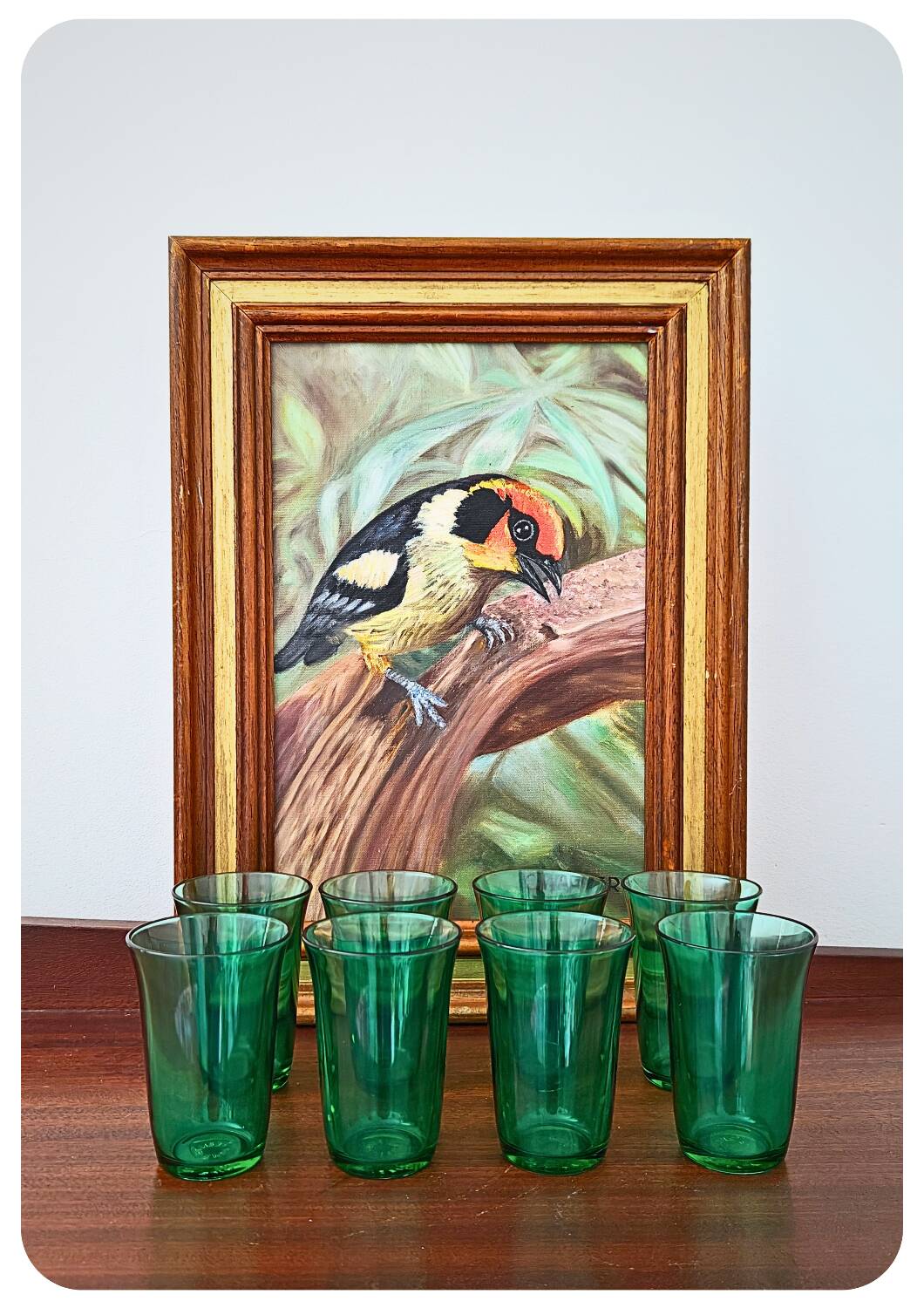 Verres Huile Lesieur Mid-Century - Lot de 8