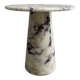 Table d'appoint en marbre calacatta viola