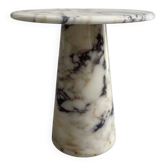 Table d'appoint en marbre calacatta viola