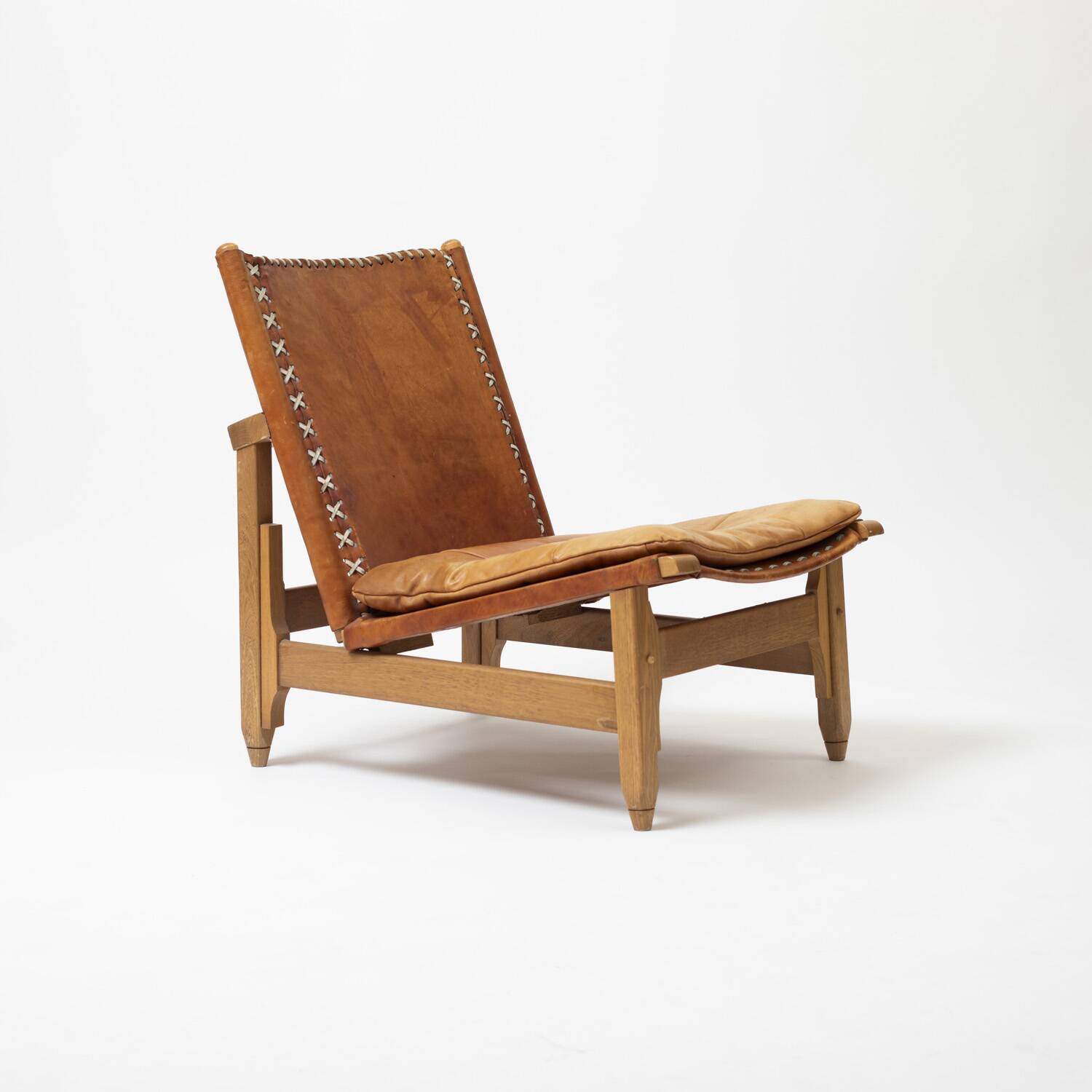 Low chair and occasional table by Werner Biermann for Arte Sano, 1960s