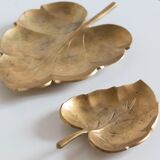 Empty old brass leaf bags