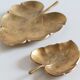 Empty old brass leaf bags