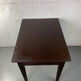 Wooden side table with drawer.