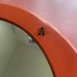 Round orange mirror Syla