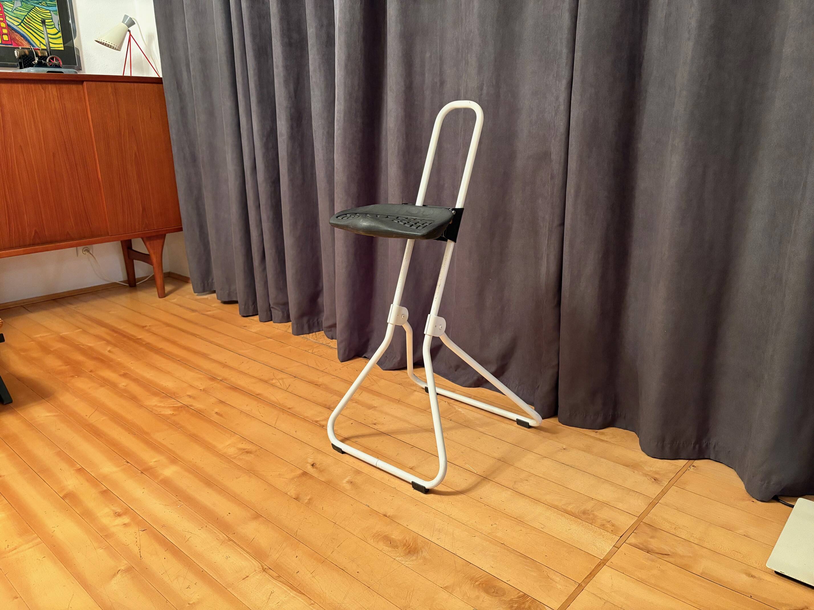 Stool with adjustable seat, designed by Brand/Häfner, Bad Essen, Germany, 1