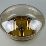 60s 70s Limburg Glashütte ceiling lamp glass space age design