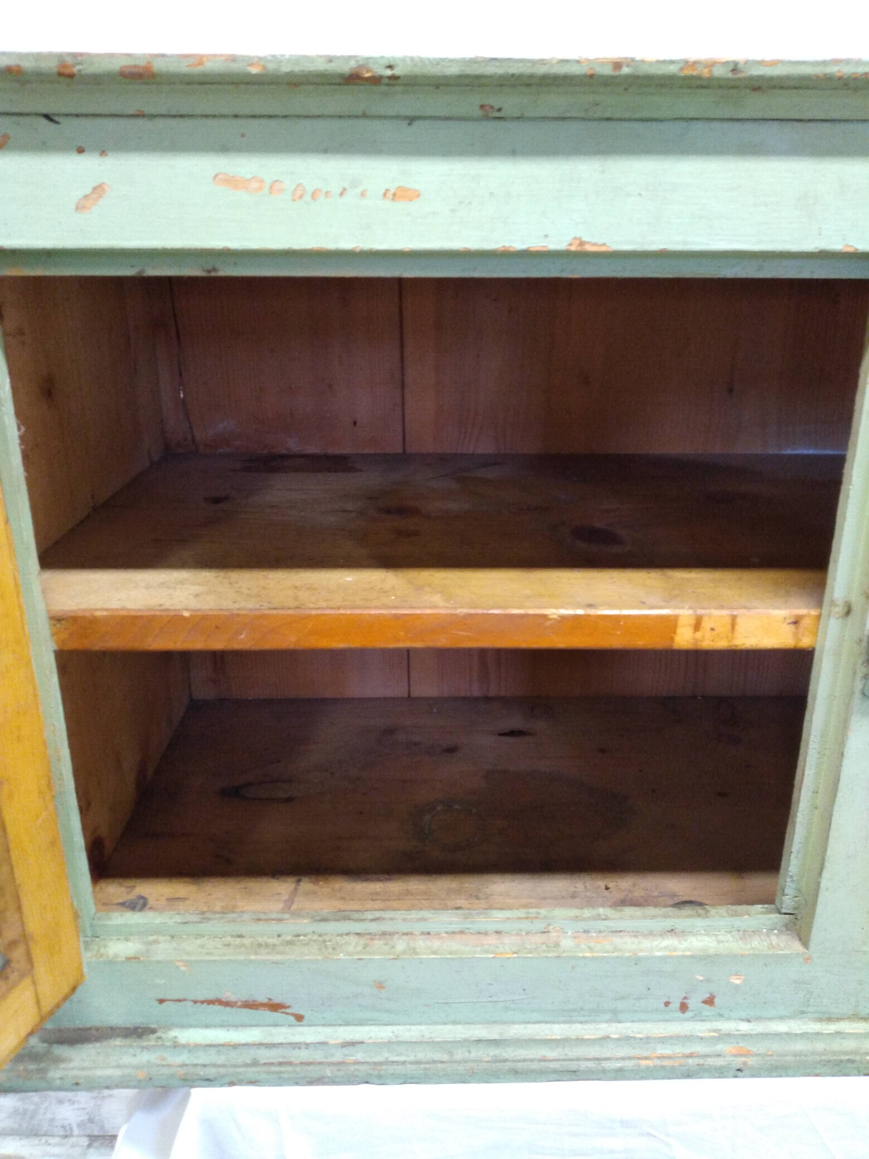 Antique glazed furniture / showcase