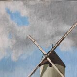 French vintage oil painting, signed L. Nöel