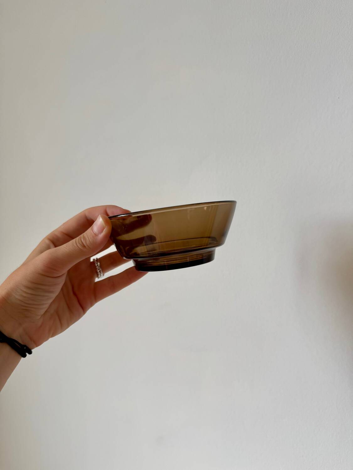 Vereco Set of 7 Smoked Glass Ramekins