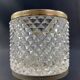 Crystal pencil pot with Empire style diamond tip decor