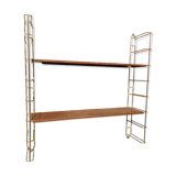 old industrial metal shelf Scandinavian shelf String 1960