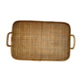 Braided rattan top, 32 x 46 cm