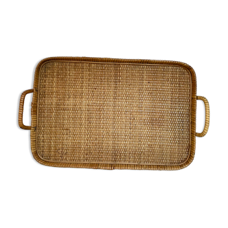 Braided rattan top, 32 x 46 cm