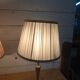 Paire de lampes style art deco en métal argenté