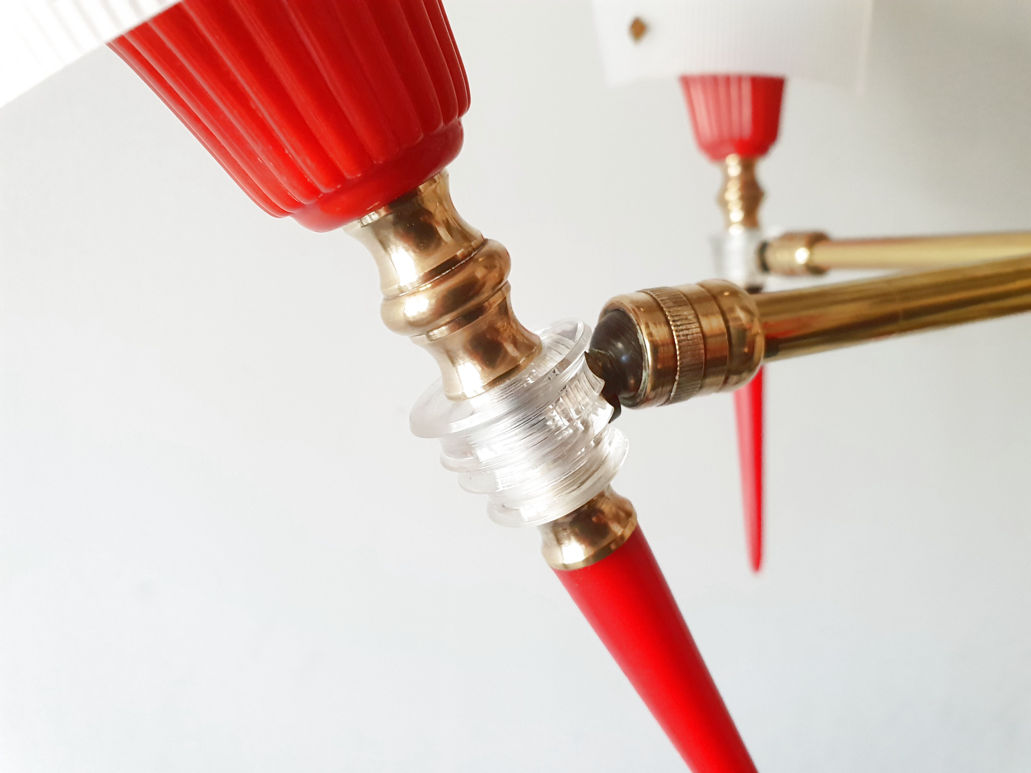 Vintage hanging with torches 1950