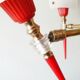 Suspension vintage aux flambeaux 1950