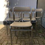 6 vintage Souvignet chairs