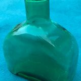 Large moulded glass flask