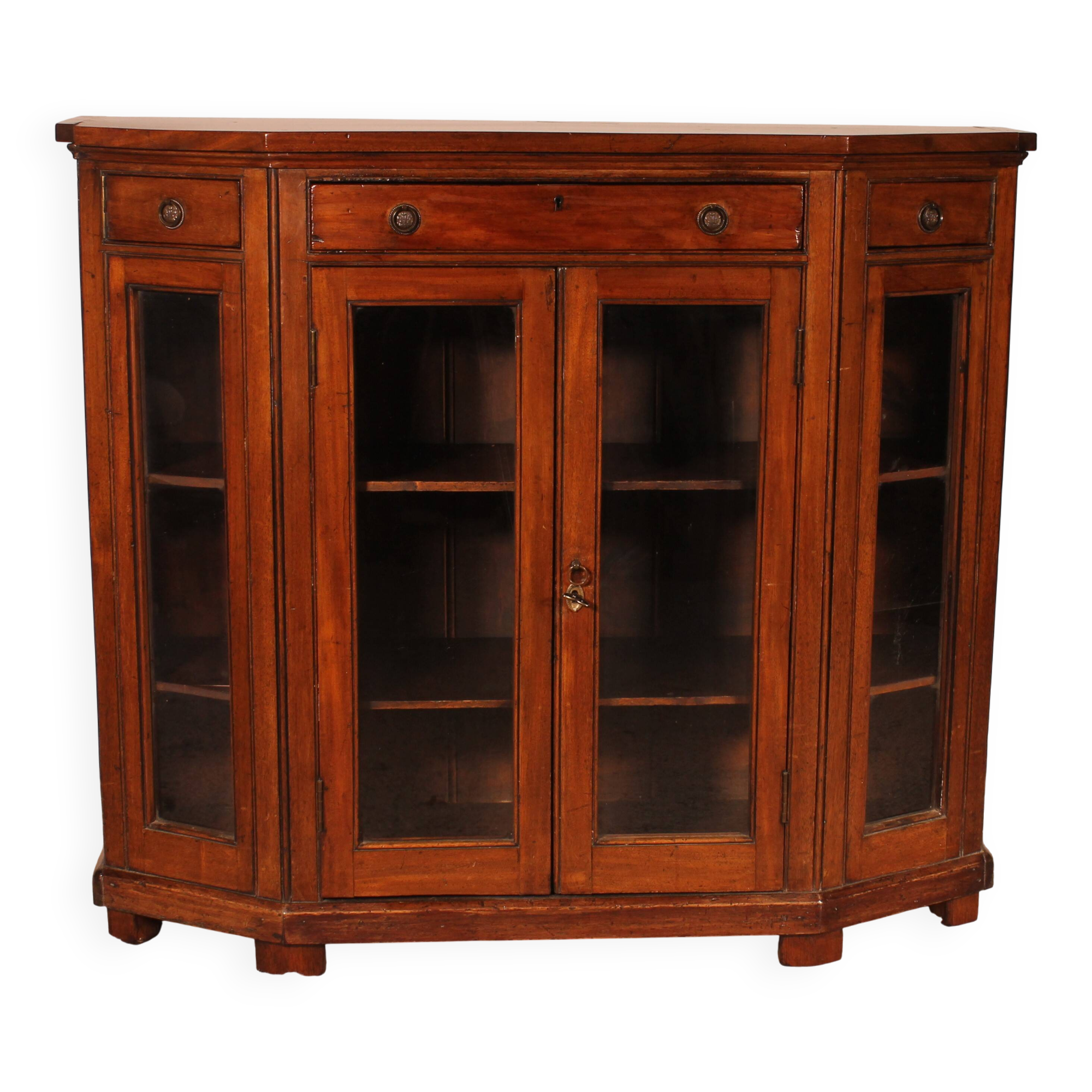 Showcase or Shop Library in Mahogany, Early 19th Century