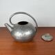 Modern mid-century decorative teapot in pewter by Skurdal Pewter, 1960s.