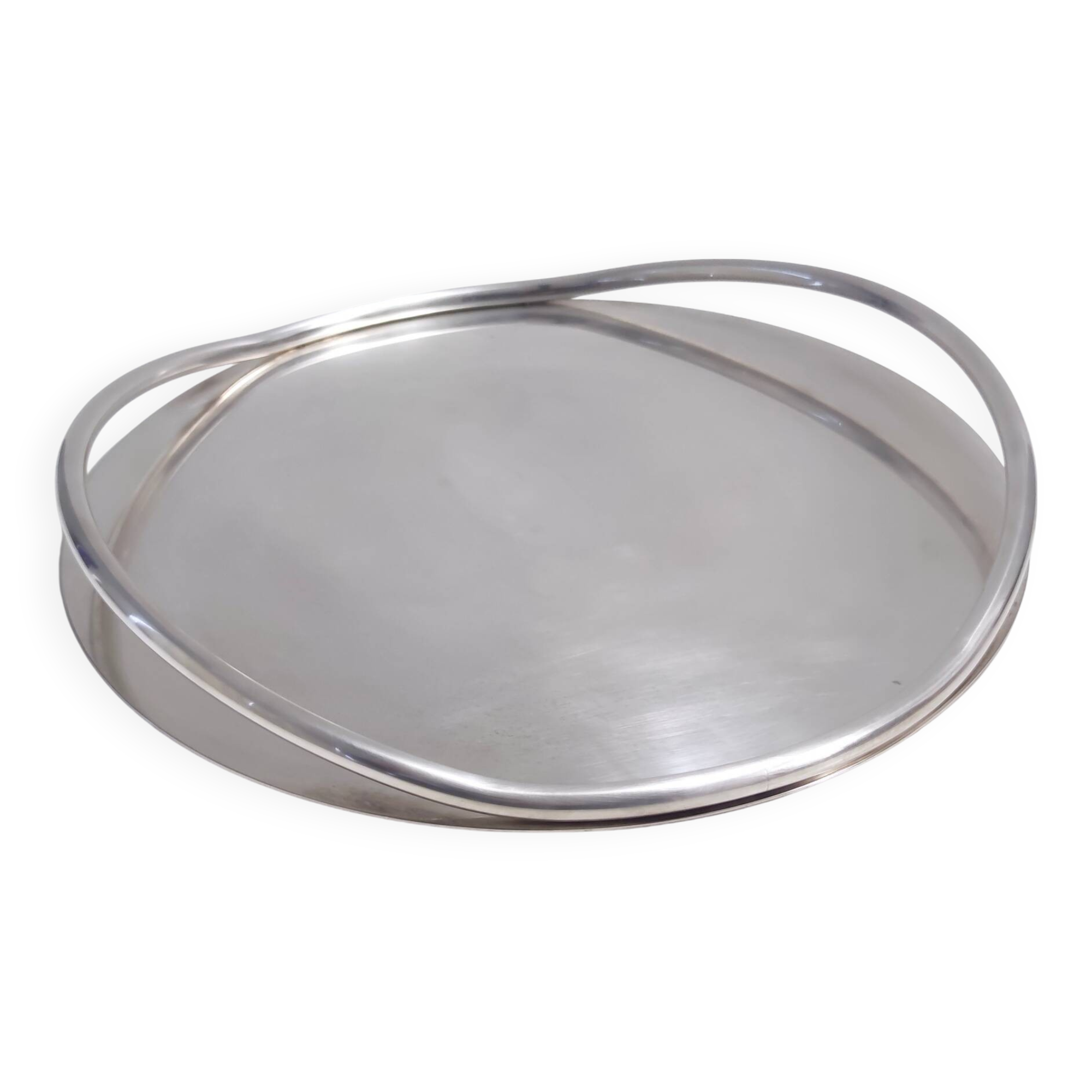 Silver-Plated Serving Plate or Tray Attr. to Lino Sabattini