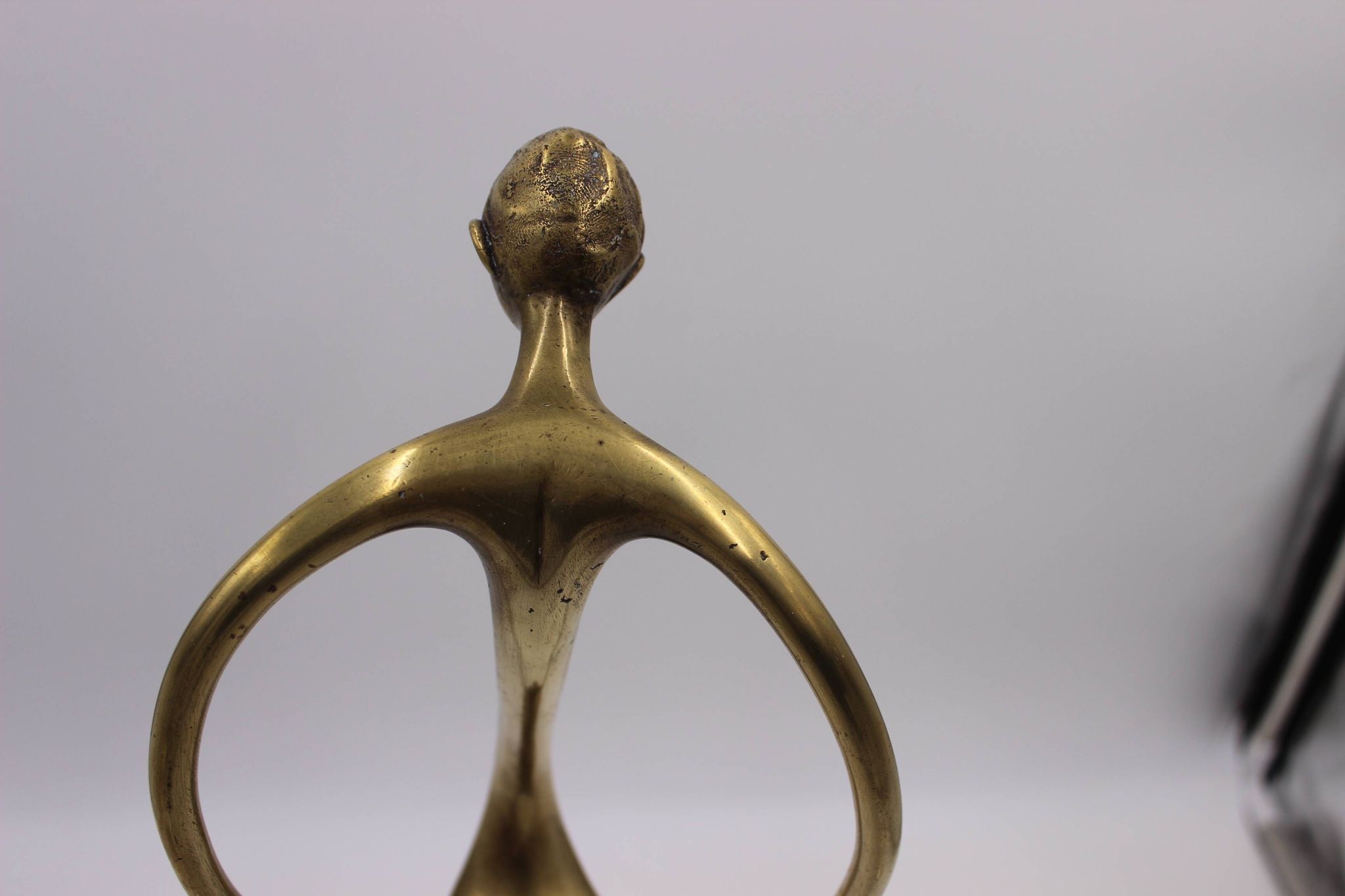 bronze sculpture brutalist modernist modern art mid century old