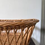 Vintage rattan basket
