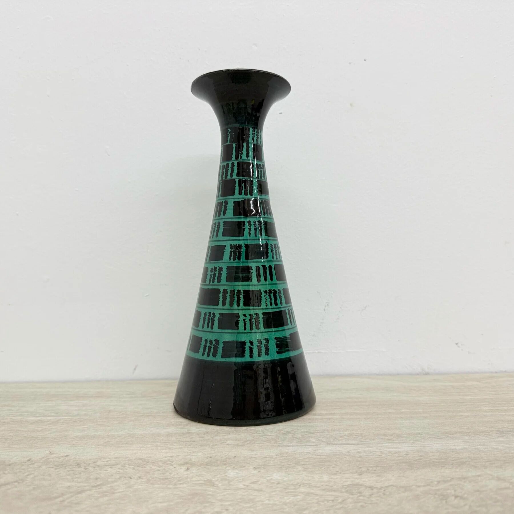 Italian ceramic vase from Bitossi, 1970s