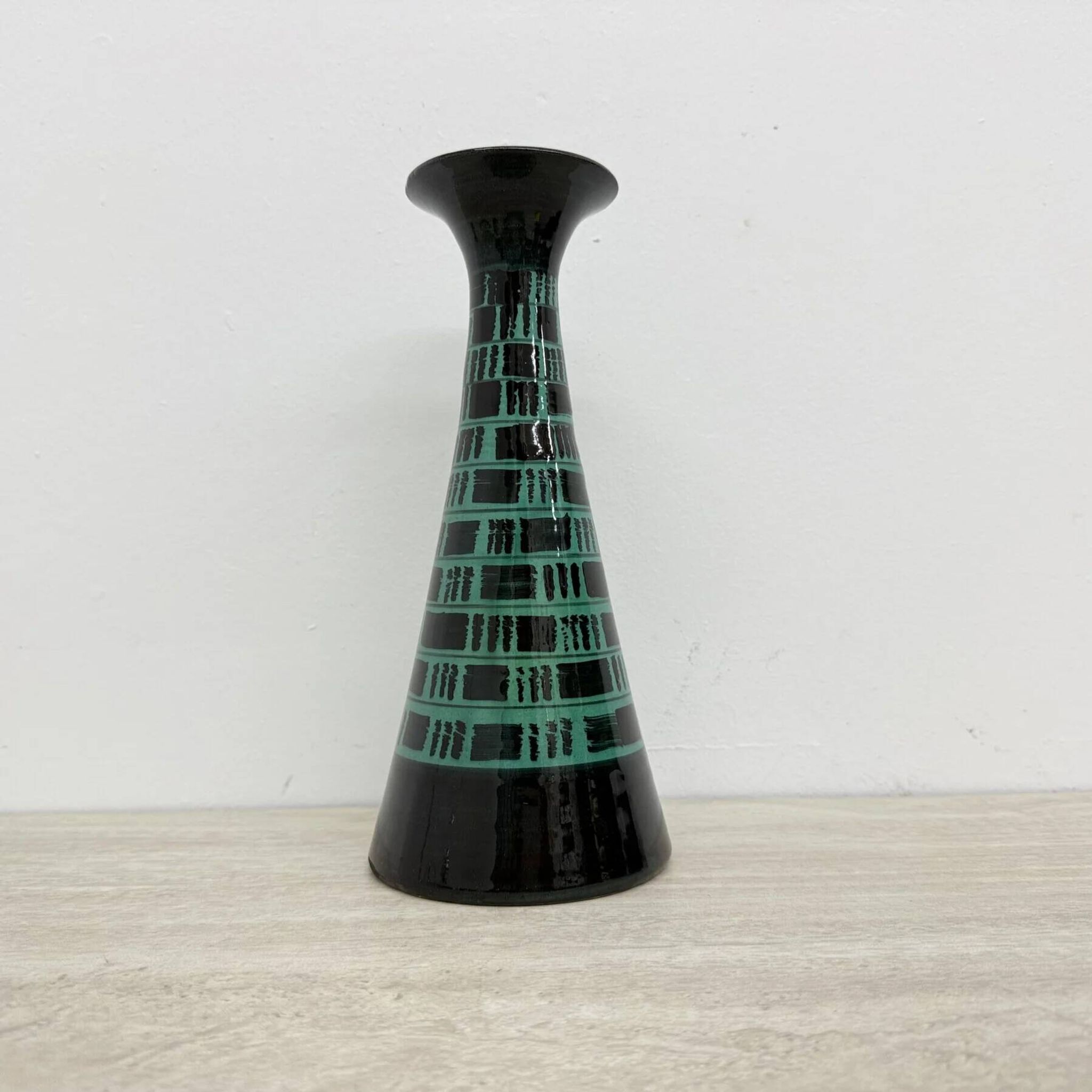 Italian ceramic vase from Bitossi, 1970s