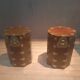Paire de tabouret coffre octogonal d'extreme orient