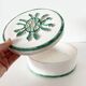 1950s embossed ceramic box