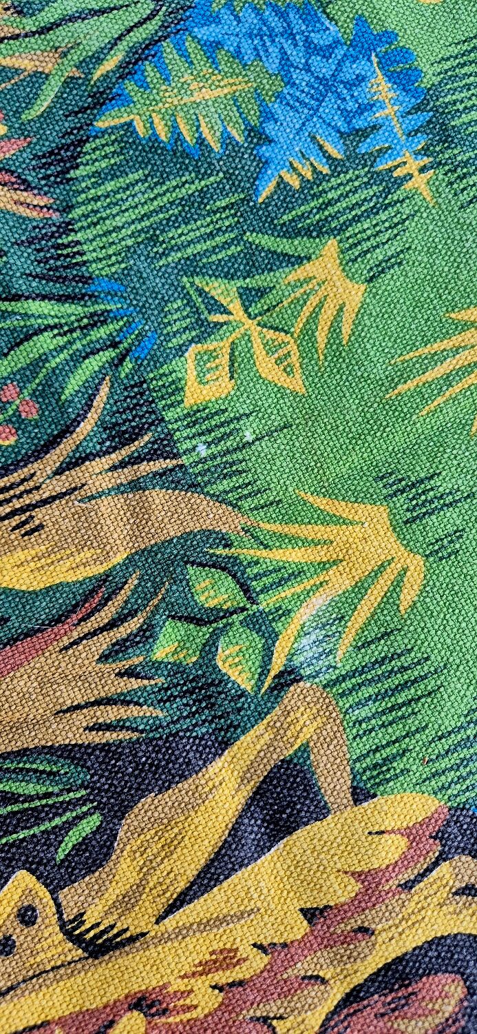 Tapisserie ancienne signée Roga, années 60