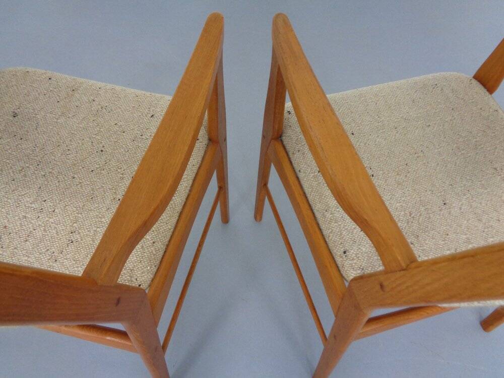 Set of Vintage Danish Teak Dining Armchairs, 1960s