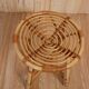 Spiral rattan stool