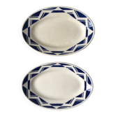 Duo de raviers Badonviller Courtilles art déco années 30