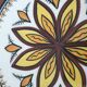 Henriot Quimper fruit bowl with stylized floral motif