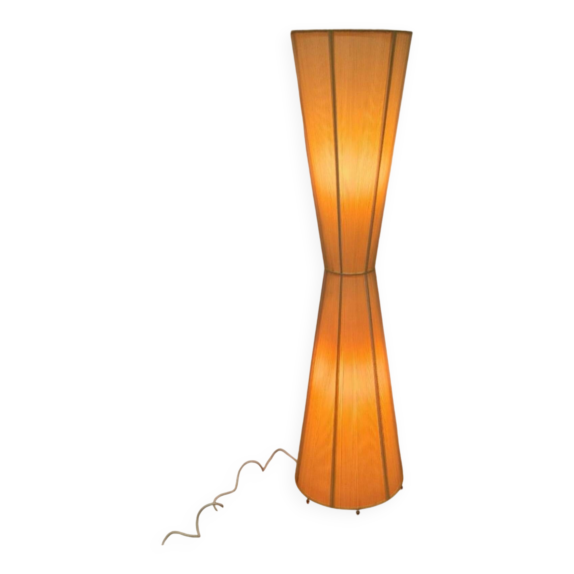 Grand lampadaire Space Age Diabolo, Italie années 1970