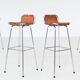 Charlotte Perriand set of six bar stools Les Arcs Ski Resort France 1960