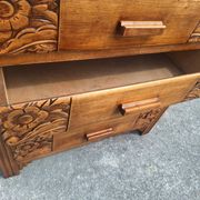 Art Deco chest of drawers, vintage antique furniture