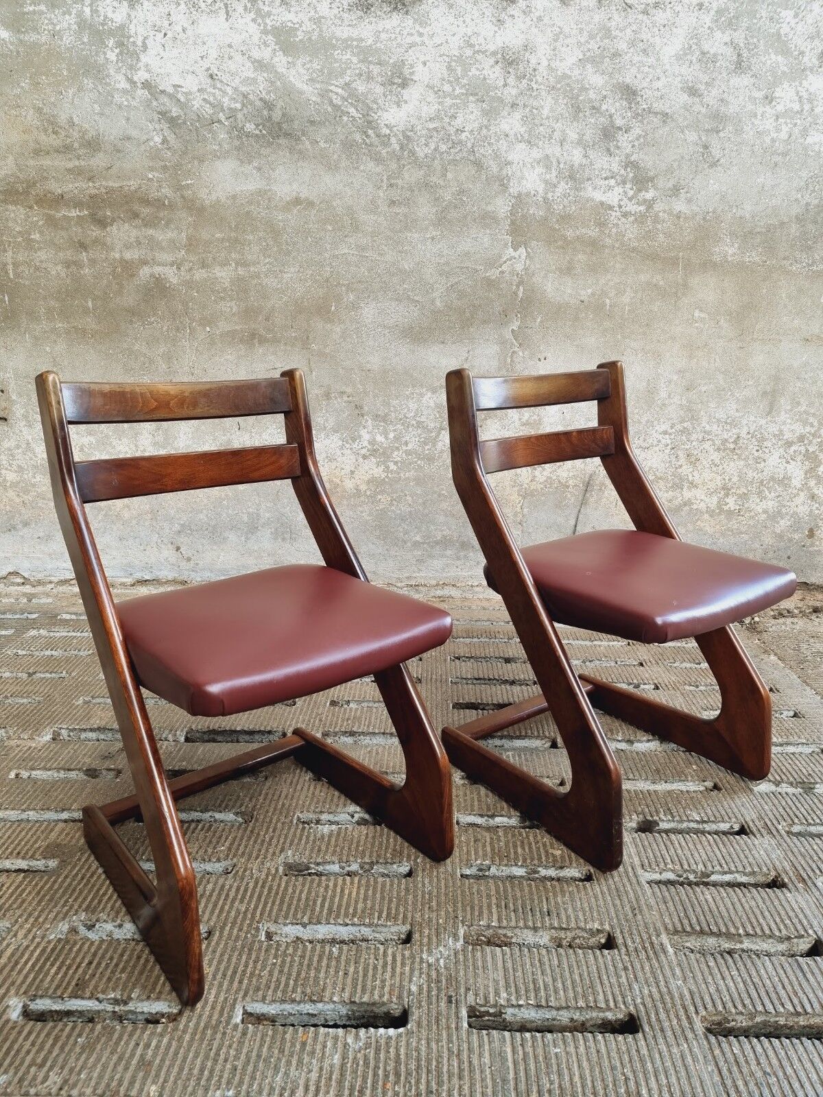 Vintage design chairs set Mid Century