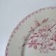 Terre de fer Digoin Sarreguemines 6 flat plates FAVORI birds model