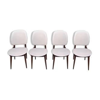 Lot 4 chairs Pegase Baumann vintage