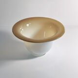 Mid Century Murano Fruit Bowl Opalina Milk Glass
