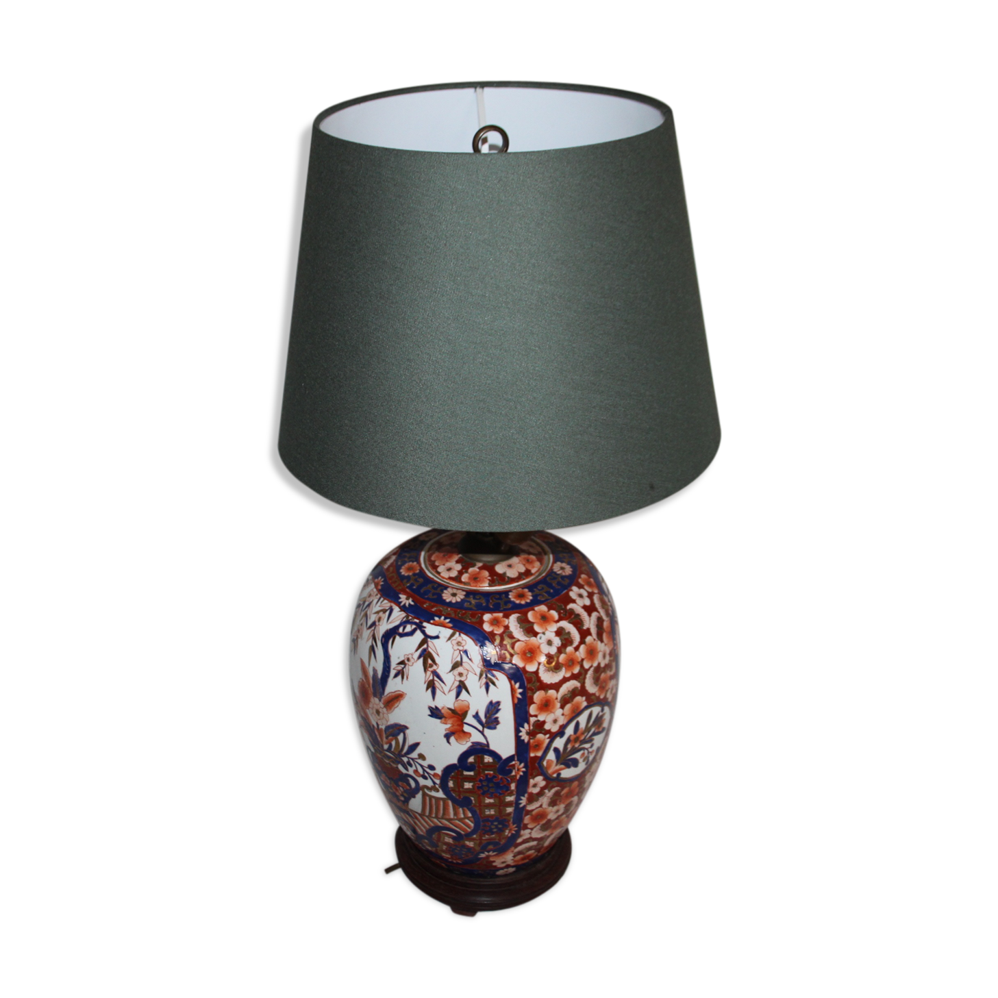 Old porcelain lamp Imari Japan XIX th