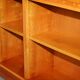 Vintage yew wood library/buffet with three drawers.