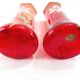 Paire de vases émaillés Legras rouge rubis
