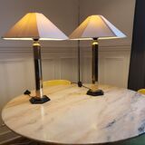 Vintage brass table lamps 70